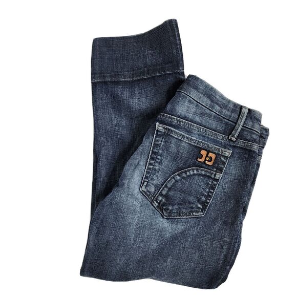 Joes Jeans Size 28 Womens Blue Denim Cropped Low Rise Socialite Kicker Meg - Picture 3 of 14